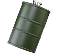 ERINGOGO Flasque à Liqueur en Acier Inoxydable 304 750 Ml Verte Cantine de Camping Portable Couvercle Hermétique Récipient Pratique pour Vin et Boissons d'Extérieur