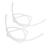 ERINGOGO Gaine Thermorétractable Transparente 5 Mm pour Extrémités de Lacets de Chaussures, 2 Pièces, Protection Résistante pour Lacets de Sport et Chaussures de Divers Types,