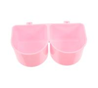 ERINGOGO Gamelle pour Petit Chien avec Accroche Anti-éclaboussures Bol Suspendu Polyvalent pour Cage Distributeur Eau Et Nourriture pour Lapin Chatons Et Chiots Bol Amovible pour Animaux PE