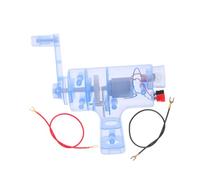 ERINGOGO Générateur Électrique à Manivelle Portable Pédagogique Pour Étudiants Taille Moyenne Boîtier Plastique Transparent, Génération D'électricité Manuelle Pour Expériences Scientifiques Éducatives