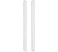 ERINGOGO Glissiere pour Tiroir en Plastique Blanc, Rail de Guidage de Tiroir Lisse et Précis, Adapté pour Commode et Armoire, Montage Inférieur pour Coulissage Fluide