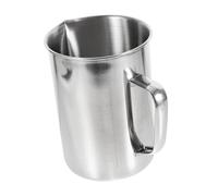 ERINGOGO Gobelet Doseur Inox avec Échelle Graduée Récipient Multipurpose Bulles pour Mesures Précises Laboratoire