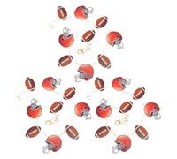 ERINGOGO Guirlande de 3 Banderoles en Papier avec Casque de Rugby, Décoration Suspendue pour Fête Sportive, Bannière D’Anniversaire Thème du Football Américain, Décor Mural Coloré