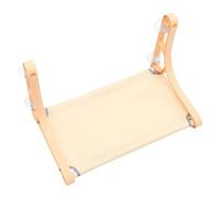 ERINGOGO Hamac pour Chat à Ventouses Lit Suspendu Confortable et Sécurisé pour Animaux de Compagnie Perchoir de Fenêtre Beige pour Petits Chats et Autres Petits Animaux