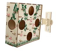 ERINGOGO Hamster Maze Toy for Small Pets Amusing Exercising Puzzle Tunnel for Gerbils and Rats Compact Fitness Toy and Mental Stimulation
