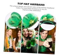 ERINGOGO Headband avec Chapeau Tulle Accessoire et Confortable pour Fête Saint Patrick Cosplay et Événements Festifs