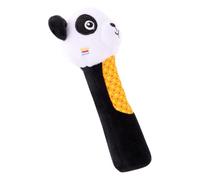 ERINGOGO Hochet Peluche Animal Peluche Portable pour Garçon Fille Sensoriel Montessori Né Développement Motricité et Reconnaissance des Couleurs Cadeau Naissance Noir et Blanc Panda