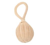 ERINGOGO Hochet Rotin pour Garçon Fille de Garçon Fille avec Cloche à Main de Stimulation Auditive pour Nourrissons Design Unique Texture Rotin pour
