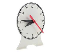 ERINGOGO Horloge Apprentissage Tactile pour Modèle de Montre Pédagogique avec Aiguilles Mobiles pour Comprendre Heure et Décoration de Classe