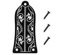 ERINGOGO Housse de Tige de Tension Guitare Électrique Gr34 Motif Floral, 3 Trous de Cloche, Vis Incluse, Adaptée aux Guitares Électriques, Protection Solide pour Musiciens