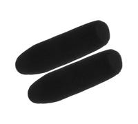 ERINGOGO Housses Anti-vent pour Microphone Caméra 2pcs en Éponge Noire Haute Densité, du Bruit et Design Antistatique pour Enregistrements en Extérieur