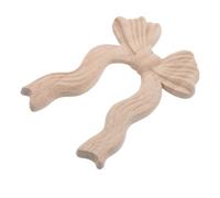 ERINGOGO Incrustation D’Angle en Bois Sculpté 9X11,5 CM, Applique Décorative Non Peinte de Nœud Européen, Artisanat de Marqueterie pour Meubles et Décoration Murale, pour Rénovation