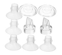 ERINGOGO Insert de Bride Silicone pour Tire-Lait 19Mm et 15Mm Accessoires pour Alimentation des Bébé Compatible Tire-Lait Électrique Facile à Remplacer Lot de 2 Set