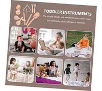 ERINGOGO Instrument de Percussion Bois pour Garçon Fille Jeu Musical Éducatif et Sûr pour Éveil Rythmique des Tout Petits Ans Cadeau Anniversaire Intérieur Extérieur