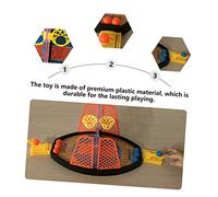 ERINGOGO Jeu de Basket Miniature Double Joueur Plastique Jeu Éducatif Intérieur et Extérieur pour Garçon Fille Sportif Interactif pour Apprentissage Précoce
