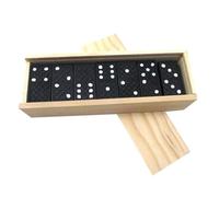 ERINGOGO Jeu de Dominos Blocs de Construction Éducatifs et Sûrs pour Garçon Fille Jeu de Société Traditionnel et Ludique Dès Ans