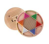 ERINGOGO Jeu de Société Bois de Bureau pour Garçon Fille Échiquier Chinois et Gobang Éducatif Plateau de Jeu et Cadeau pour Famille et Amis