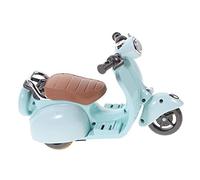 ERINGOGO Jouet Lumineux Moto Hamster 360° Rotation en Plastique Bleu, Jouet De Décompression pour Petit Animal, Accessoire Ludique pour Cage De Hamster Et Gerbille