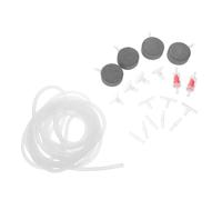 ERINGOGO Kit Accessoires Pompe à Air Aquarium 5 M avec Clapet Anti-Retour, Ventouses, Raccords en Plastique et Pierres à Air, Tuyau de Bulleur Solide pour Eau Douce et Eau de Mer,