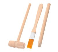 ERINGOGO Kit Archéologie Garçon Fille avec Marteau Bois et Brosse Jeu Dexcavation Manuel pour Développement Moteur et Apprentissage Ludique