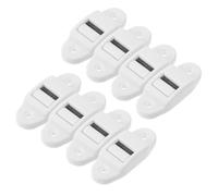 ERINGOGO Kit de 8 Guides de Courroie pour Volet Roulant Compatible Sangles de 14 MM en Plastique Solide Brosse de Nettoyage Intégrée Accessoires de Remplacement pour Optimisation du