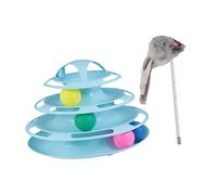 ERINGOGO Kit de Jouets Interactifs pour Ensemble Toupie à et Souris à Ressort pour et pour Chasse Jeu