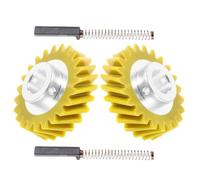 ERINGOGO Kit de Remplacement pour Mixeur Blender 4 Pièces Vis sans Fin et Balais de Moteur, Accessoires pour Mixeur Pâtissier, Compatible Robots Pâtissiers, Réparation Moteur et