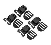 ERINGOGO Kit de Réparation de Loquets Accessoires Polyvalents pour Couverture Spa Noir en Plastique 4 Pièces pour Attache Couverture Spa, pour Réparation