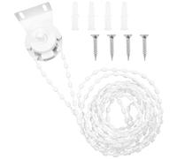 ERINGOGO Kit de Réparation pour Stores Enrouleurs Chaîne à Billes 1,7 M, Accessoire en Plastique et Acier Inoxydable, Contrôleur de Câble de Tirage pour Stores Domestiques, Installation