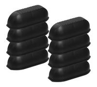 ERINGOGO Kit de Réparation pour Valises 4 Paires Pieds en Plastique Noir Support Antidérapant Compatible pour Bagages pour Réparation à L'aéroport