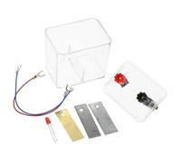 ERINGOGO Kit d'Expérience en Sciences Batterie de Fruits DIY avec Plaques Cuivre Fer Zinc pour Recherche Énergie Éducative