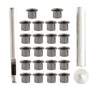 ERINGOGO Kit D'œillets Métalliques en Fer pour Maroquinerie avec Outils D'installation, Simple à Installer, Pratique à Utiliser, pour Ceintures et Paquet en Boutique Domicile