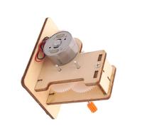 ERINGOGO Kit Générateur Manuel Soi-Même en Bois - Éducatif Scientifique pour Garçon et Filles - Jeu D’Invention et Expérience DIY - Matériau Solide - Apprentissage Stem et Dextérité