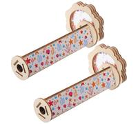 ERINGOGO Kit Kaléidoscope à Monter Soi-Même en Bois pour Garçon et Filles - 2 Kits Créatifs Éducatifs Compact et Portable Présent D’Anniversaire pour Stimuler Créativité et Apprentissage