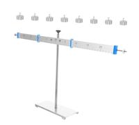 ERINGOGO Kit Levier Expérimental Alliage Aluminium avec Poids Précis Balance de Mathématiques Manipulatives pour Enseignement et Physique Support Stable pour École et Classe