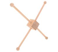 ERINGOGO Kit Mobile Bois à Suspendre pour Berceau Support Mobile en Bois Naturel 1 Pièce Cadre Carillon Éolien à Monter Soi-même pour Décoration Chambre Bébé