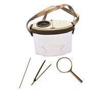 ERINGOGO Kit Observation pour Garçon Fille avec Loupe et Pince à Épiler Outil Exploration Insecte pour Aventure Plein Air Kit de Capture Insectes Éducatif et Facile à Utiliser