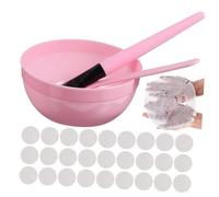 ERINGOGO Kit Outils de Soins Du Visage Complet avec Bol Mélangeur et Spatule pour Masques Faciaux Compressés Réutilisable Léger et Portable pour Usage Domestique et Salon