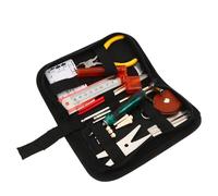 ERINGOGO Kit Outils Réparation Guitare Complet avec Mallette Entretien et Guitare Acoustique et Électrique Accessoires Guitariste pour Maintenance Facile et Transport Pratique