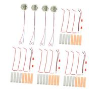 ERINGOGO Kit Scientifique Éducatif 4 Pièces Piles à Pommes de Terre Zinc et Cuivre, Expérience DIY Circuit Électrique pour Garçon et Filles, Kit Pédagogique Stem pour Apprentissage