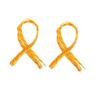 ERINGOGO Lacets Cirés Fracture pour Patins Hockey et Ski Lacets Longs Jaunes Résistants Au Gel et Usure Accessoires Durables pour Chaussures de Sport