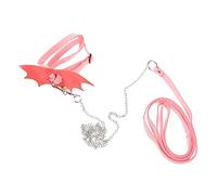 ERINGOGO Laisse pour Tortue avec Ajustable Sangle De Traction pour Tortue pour Sorties Extérieur Moyenne Couleur Rose