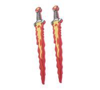 ERINGOGO Lames Jouets en Mousse Pliables 2 Pcs pour Garçon Et Filles, Lames Cosplay Et Entraînement D'escrime, Légères Et Sécurisées pour Jeux De Rôle Et Spectacles