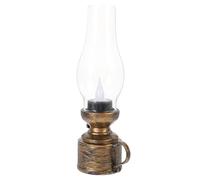 ERINGOGO Lampe à Pétrole LED Rétro sans Flamme, Lampe à Huile Électronique Décorative pour Usage Intérieur, Adaptée pour Éclairage de Secours et Décoration de Bureau
