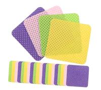 ERINGOGO Lingettes Non Pelucheuses pour Manucure Sachets Colorés Rose Jaune Vert Lingettes Dissolvantes et Nettoyantes pour Vernis et Maquillage des Yeux Format Voyage