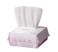 ERINGOGO Lingettes Visage Serviette Démaquillante Douce Multi Usage Chiffon Visage Sec et Humide Portable pour Voyage et Soins Quotidiens