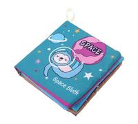 ERINGOGO Livre en Tissu Déchirure Résistante pour Bébé, Éducatif Précoce Sensoriel Multicolore, Format Poche, Adapté aux -nés pour Éveil Tactile et Visuel