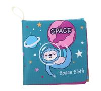 ERINGOGO Livre en Tissu Éducatif pour -né - D’éveil Précoce Résistant, Coloré et Interactif, Textures Variées pour Stimulation Sensorielle, pour Apprentissage Tactile Bébé