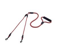 ERINGOGO Longe Chien Double Tête Nylon avec Mousquetons Câble de Traction pour Animaux de Compagnie Adaptée Promenade et Protection la Perte