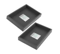 ERINGOGO Lot 2 en Résine Plateaux Rectangulaires, pour Pot de Fleurs